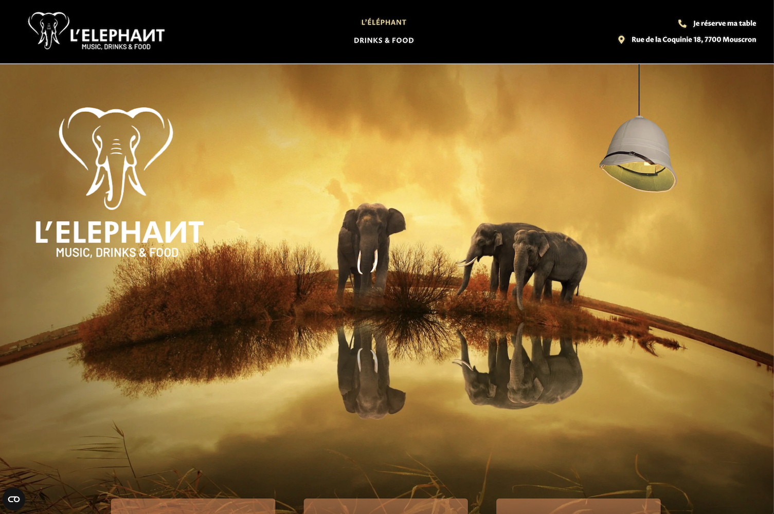 Mockup d'un site client réalisé par N WebStudio